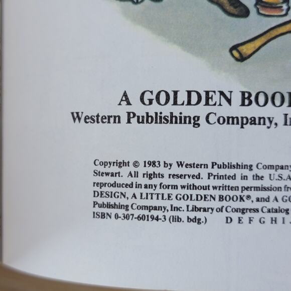 VINTAGE 2 Little Golden Books: Inspector Gadget & Fire Fighters' (hardback) - Picture 3 of 6